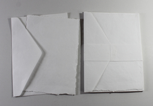Carte de bordure LED 250 g/m² avec enveloppe assortie en papier recyclé fait main - Product Image 4