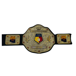 World Champion Arizona Championship Belt Custom Wrestling Belt High-Quality Collector's Item Azusa - Product Image 1
