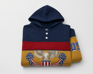 Sweat-shirt à capuche en flanelle respirante True Honor pour homme, coupe classique, manches classiques, style décontracté d'hiver, tricoté 350g - Product Image 4