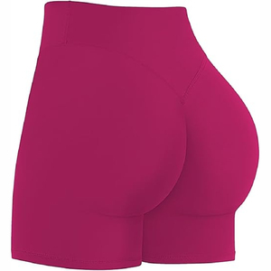 Pantalones cortos de yoga personalizados para mujer, de gran venta, para gimnasio y fitness - Product Image 3