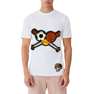 Camiseta de Algodón Suave para Hombre, Talla Grande, de Alta Calidad, al por Mayor, con Lavado Ácido y Bordado - Product Image 1