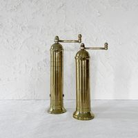 Ensemble de moulins à épices en laiton de petite taille, designs personnalisables, qualité alimentaire, moulin turc manuel pour la cuisine