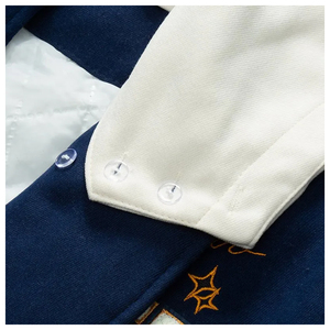 2026 Trendy Spring Streetwear Waterproof Windproof Fleece Varsity Bomber <b>Jacket</b> OEM Custom Chenille Patch Front College - Product Image 5