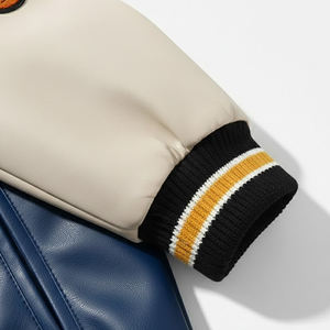 Chaqueta Varsity de Invierno de Alta Calidad con Cuello Alto Estilo Urbano, Precio al por Mayor, Nueva Llegada, Chaquetas Varsity de Cuero - Product Image 5