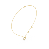 Collar con Colgante de Corazón de Diamante Auténtico, Oro Rosa de 18 Quilates, Engaste Minimalista, Elegante Joya Solitaria de Amor, Regalo de Aniversario, Reino Unido