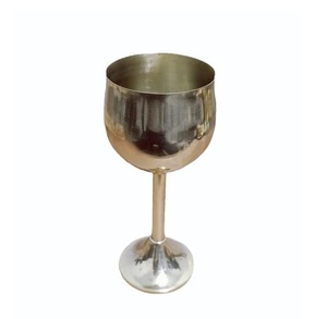Attractive Design Stainless Steel Wine <b>Glass</b> Set of 2 Modern Design Break Resistant Party <b>Goblets</b> Round Shape Home Wine <b>Glass</b> - Product Image 5