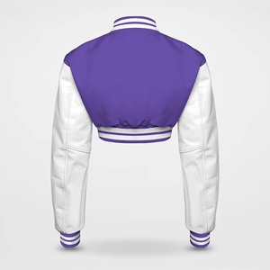 Veste de baseball universitaire vintage pour femme, design professionnel, vêtement décontracté, impression personnalisée, coton respirant, écologique - Product Image 2