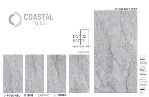 Porcelain <b>Tiles</b> 600x1200MM GRAVEL WHITE 9mm Polished 24X48 Modern Classic Design Premium Firebrick <b>Tiles</b> Certified-CE - Product Image 4