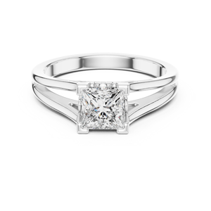 Wholesale 925 Sterling Silver Round Cut Moissanite <b>Diamond</b> <b>Ring</b> Engagement Jewelry OEM ODM Manufacturer Supplier - Product Image 1