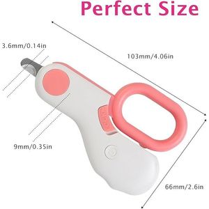 Tagliaunghie Professionale a Forma di T per Piccoli Animali con Luce LED e Lame Affilate come Rasoi per Evitare Tagli Eccessivi - Product Image 2