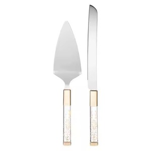Luxury Metal <b>Cake</b> <b>Server</b> Set Dessert Cutting and Serving Collection for Weddings and Parties - Product Image 5
