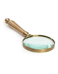 Elegante lupa de metal para coleccionistas, para leer periódicos, monedas, sellos, joyas y detalles finos - Product Image 1