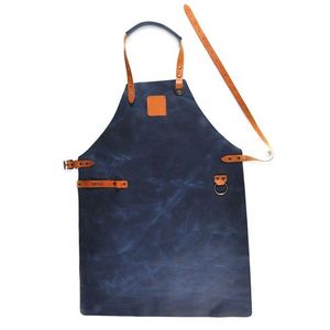 Tablier de soudage thermique tissé en cuir de vachette réglable, robuste, pour usage quotidien - Product Image 4