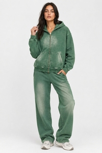 Conjunto Deportivo Personalizado para Mujer, Estilo Sunfade, Sudadera Holgada y Pantalones Jogger, Ropa Deportiva Casual a la Moda - Product Image 1