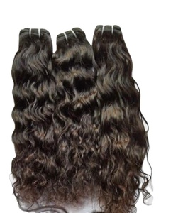 Extensions de cheveux humains indiens de haute qualité, 16 pouces, lisses/ondulés naturels, 100% vierges non traités, Remy, doux et brillants, 100g - Product Image 3