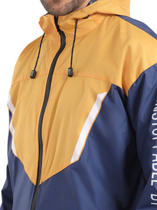OEM Men's Professional High Quality Windbreaker Suit Waterproof Hooded Jacket And Pants Set For Outdoor Travel - Product Image 5