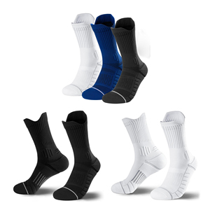 Calcetines Deportivos Profesionales de Secado Rápido hasta la Rodilla, Personalizados, de Spandex/Poliéster, para Otoño, para Adultos, para Baloncesto, Venta al Por Mayor - Product Image 3