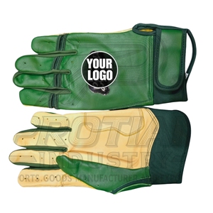 Gants de frappeur de baseball PROTIAN personnalisés en cuir de qualité supérieure, pour droitier/gaucher, fermeture Velcro, professionnels - Product Image 6