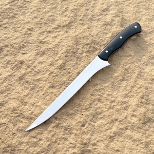 A&M Enterprises Handmade Chef <b>Knife</b> <b>Set</b> with Black Handle and White Pin Detail Survival Professional Hunting <b>Knives</b> - Product Image 5