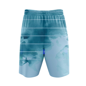 Shorts de sport pour hommes en coton respirant à séchage rapide, taille élastique, sur mesure, style plage, avec logo - Product Image 2