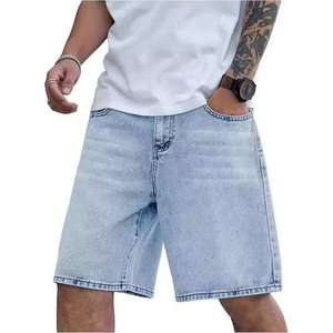 Pantalones Cortos de Mezclilla para Hombre, a la Moda, de Spandex/Algodón, Transpirables, Resistentes al Viento, Ecológicos, Casuales, de Verano - Product Image 6