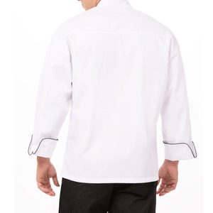 เสื้อเชฟผู้ชายราคาส่งถูก รับทำโลโก้และสีตามสั่ง ระบายอากาศได้ดี สวมใส่สบาย แฟชั่นสำหรับร้านอาหาร - Product Image 2
