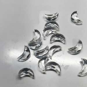 Piedra natural tallada en forma de luna, piedra de cristal de 12x18mm, gema suelta tallada en forma de luna, gema de cristal natural tallada. - Product Image 5