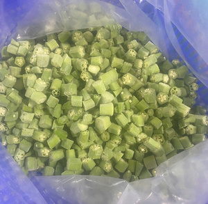 Okra entière surgelée sous vide, IQF, sans OGM, qualité supérieure, légume vert pour la cuisine et la restauration - CARYLN - Product Image 1