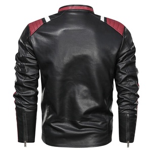 Boys Leather <b>Jacket</b> Classic Casual Zipper Full Sleeve <b>Lightweight</b> Custom Logo OEM ODM Wholesale Supplier - Product Image 2