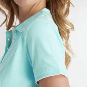 Camiseta Polo de Alta Calidad 100% Algodón para Mujer, con Logotipo Personalizado, Impresión Serigráfica, Estilo Jersey Informal - Product Image 4