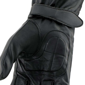 Premium <b>Black</b> Genuine <b>Leather</b> <b>Gloves</b> for <b>Men</b> Winter Warm Soft <b>Leather</b> Hand <b>Gloves</b> with Extended Cuff Stylish Outdoor Fashion - Product Image 5