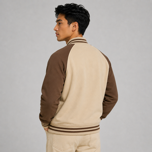 Veste de baseball pour homme, veste varsity, veste de style universitaire, broderie personnalisée, mélange de laine, boutons pression, mode décontractée, streetwear d'hiver - Product Image 4