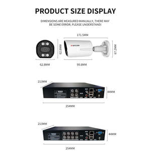 חיצוני 5mp 3mp 2mp 8ch <span class=keywords><strong>dvr</strong></span> ערכת אבטחה מערכת 8 ערוצים ahd הושלם משולבת סט 8 ב 1 מצלמה אנלוגית - Product Image 3