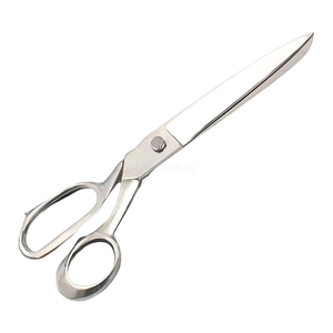 Hair Styling Tools Long & Short Handle Ergonomic Barber <b>Scissors</b> Stainless Steel Sharp Straight Blade Non Slip Barber <b>Scissor</b> - Product Image 3