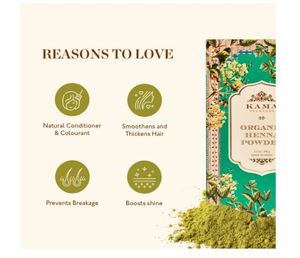 Polvo de Mehndi/Henna para un acondicionamiento profundo, retoque de raíces, control de la caída del cabello con polvo de Amla, Shikakai y Brahmi - 500g - Product Image 5