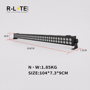 ไฟวอลวอชเชอร์ LED อลูมิเนียมกันน้ำ IP65 144W 5000K แสงเดย์ไลท์ พร้อมค่า Ra90 CRI สำหรับไฟตกแต่งผนังอาคารภายนอก - Product Image 4