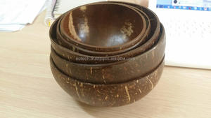 ชุดถาดรองจานไม้เซรามิกมะพร้าว4.5นิ้วเป็นมิตรกับสิ่งแวดล้อมออกแบบได้ตามต้องการใช้เทคนิคผลิตในเวียดนาม - Product Image 5