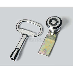 Buyoung ที่ล็อคเฟอร์นิเจอร์ BYMS705-2-3ล็อคลูกเบี้ยวพร้อมที่จับกุญแจ - Product Image 1