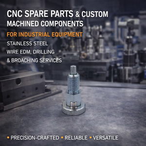 Pièces détachées CNC et composants usinés sur mesure pour équipements industriels - Services de perçage et de brochage par électroérosion à fil en acier inoxydable - Product Image 2