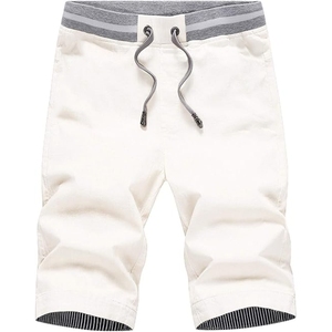 Pantalones Cortos Deportivos Casuales para Hombre, Exportación Transfronteriza, Pantalones de Playa de Cinco Puntos, Cintura Elástica, Colección de Verano - Product Image 1