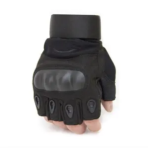 Outdoor Camping Hunting Shooting Motorcycle Half Finger Riding Anti-skid Wear-resistant Tactical Operation Gloves