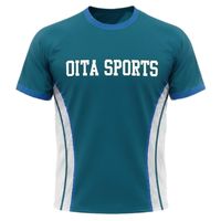Conjunto de Camiseta y Pantalones Cortos de Netball Sublimados en Verde Azulado y Blanco para Hombre, Uniforme Deportivo Ligero de Poliéster con Paneles Laterales, Ropa de Entrenamiento para Equipo