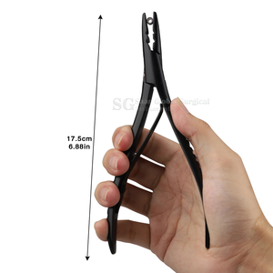 Kit de Herramientas Quirúrgicas Saar Global para Extensiones de Cabello, Alicates Metálicos, Tijeras, Juego de Pinzas para Instalación y Remoción - Product Image 2