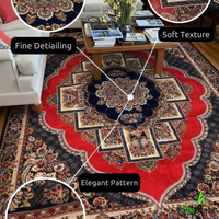Premium Quality Living Room Carpet Rug | Traditional Ethnic Pattern Design | Elegant Floor Decor for Indian Homes Interior Decor