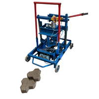 Machine à fabriquer des blocs emboîtables, petite machine mobile de moulage de briques creuses