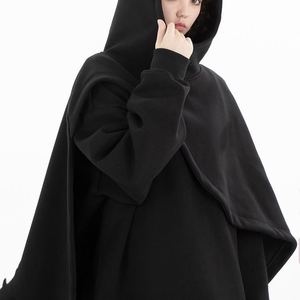 Sudadera con Capucha y Máscara Unisex 2025, Tejida en Algodón 100%, Estilo Gótico, Otoñal, Talla Grande, Resistente al Viento, con Logotipo Personalizable, Estilo Urbano - Product Image 3