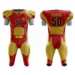 Uniforme de football américain sur mesure de haute qualité pour adultes, tissu respirant personnalisé, prix de gros - Product Image 6