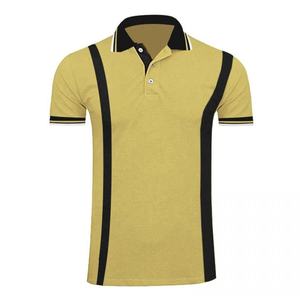 เสื้อเชิ้ตแขนสั้นลายทางผ้าฝ้าย 100% สำหรับผู้ชาย แต่งขอบตัดสี สำหรับใส่ในช่วงฤดูร้อน - Product Image 5