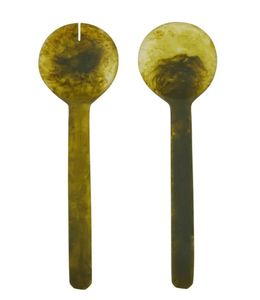 DINNER HANDMADE RESIN SALAD <b>SPOON</b> Servers Decorative <b>Serving</b> <b>Spoons</b> Set Salad Mixing Dinner Fork <b>Spoon</b> Handle Salad - Product Image 6