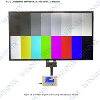 Version anglaise Certification CE/FCC EXV2080 SuperPro LVDS/miniLVDS/4K-VBY1 TV-Carte mère et testeur d'écran